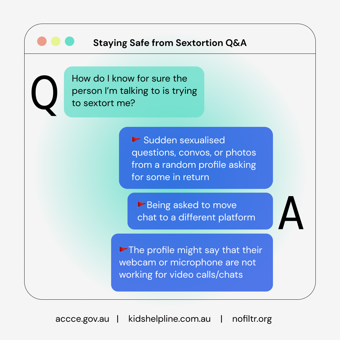 Sextortion question and answers