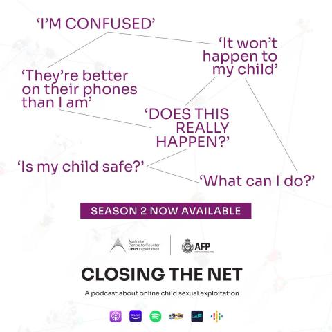 Graphic with connecting lines for Closing The Net quotes