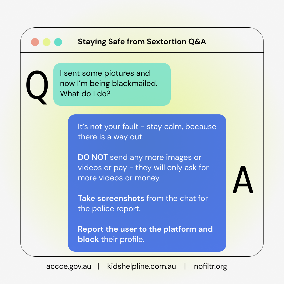 sextortion question and answer